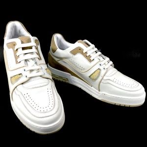 PRINCIPE DI BOLOGNA 🇮🇹 MEN'S WHITE LEATHER COMFORT SNEAKERS